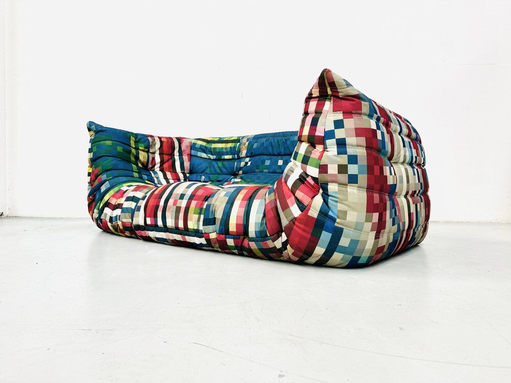 Limited edition Togo Shanghai 3-seater sofa with armrests by Cristian Zuzunga for Ligne Roset, 2012