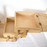 Wooden sewing worker