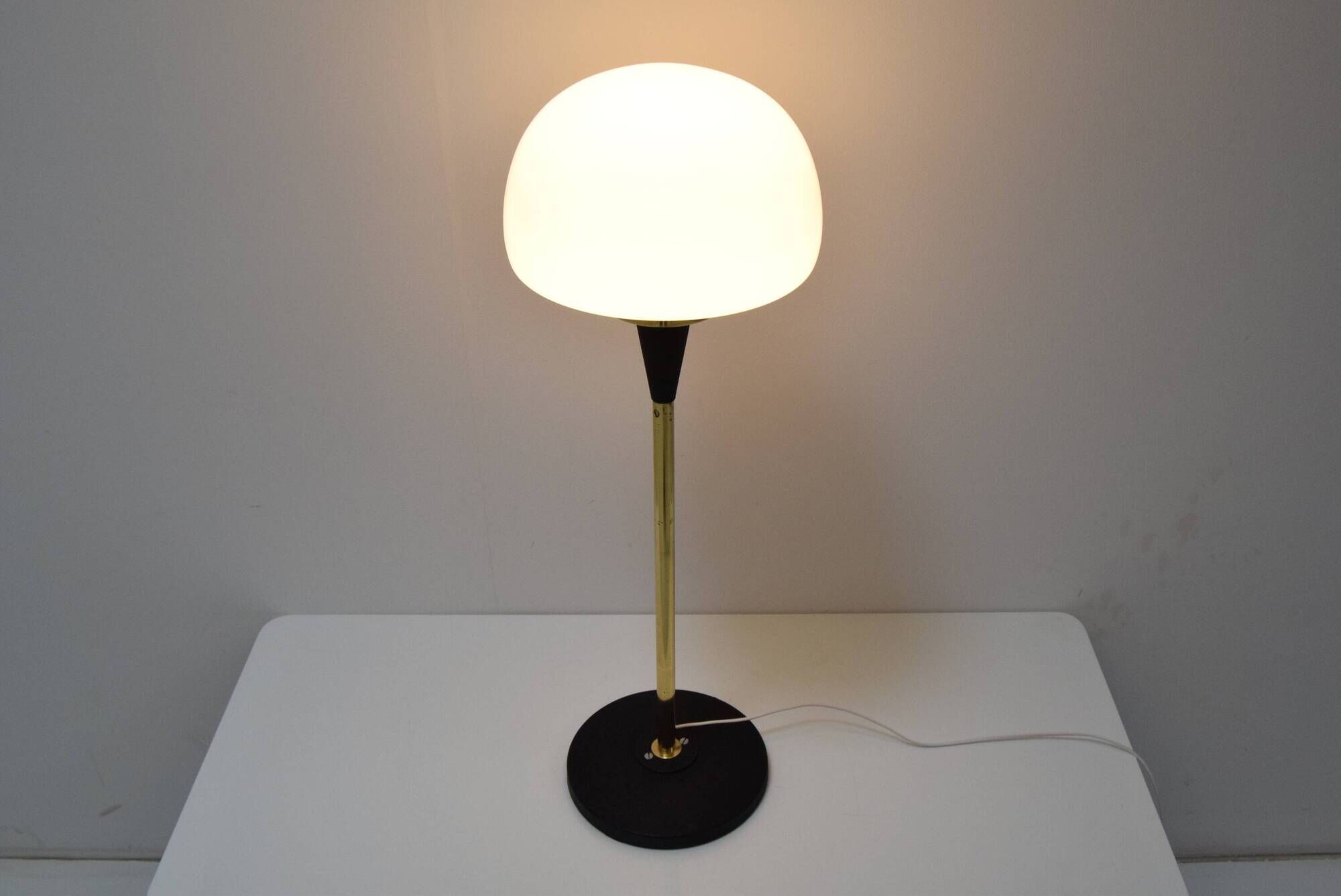 Vintage floor lamp designed by jaroslav bejvl for lidokov,1960's.