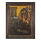 Robert Deman, Solitary Man, 1940s, Oil on Canvas, Framed