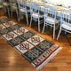 Handmade kilim runner rug with traditional design