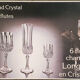 Champagne flutes in Arques crystal