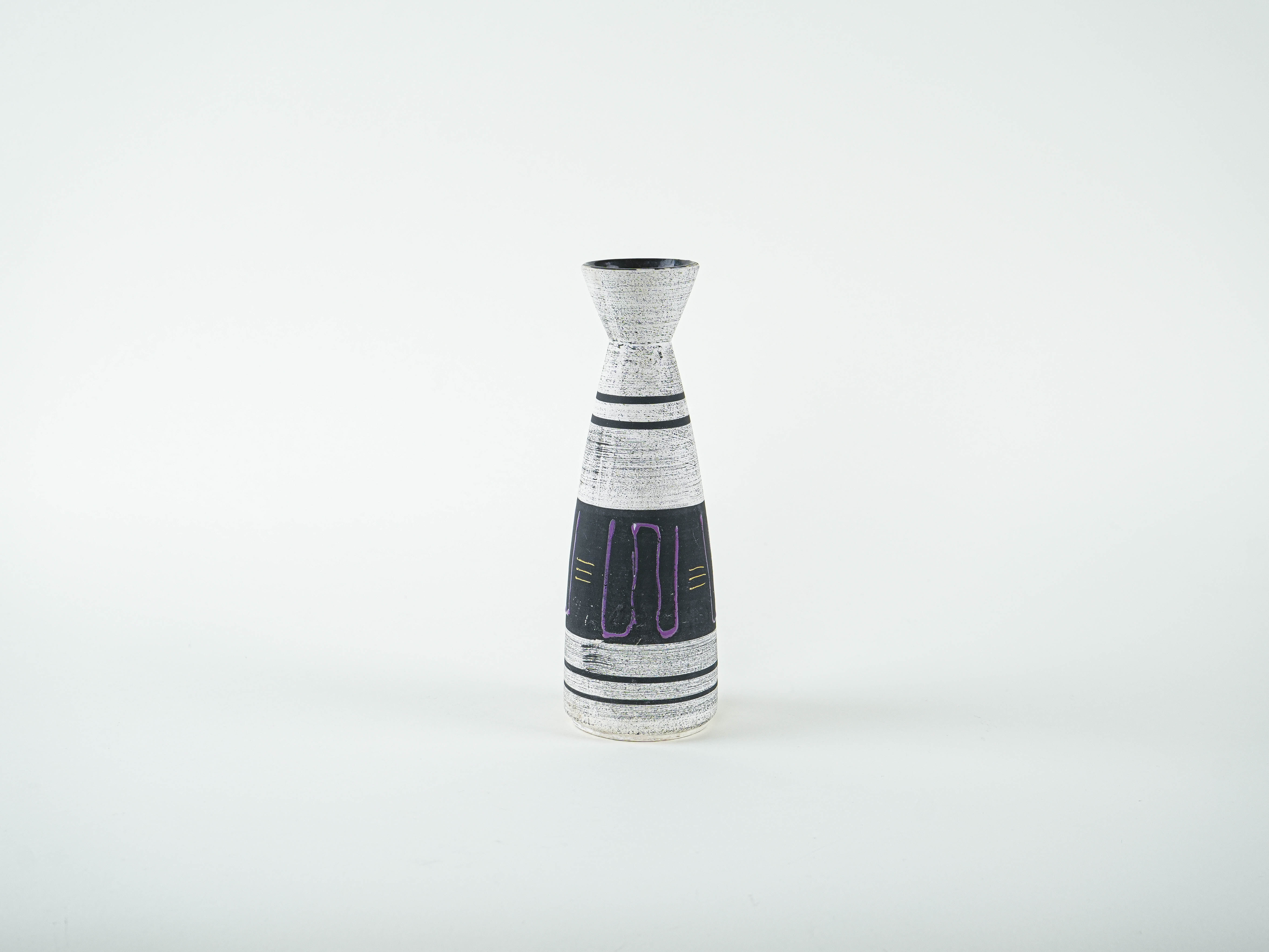Ceramic vase, German design, 1970s, made in West Germany