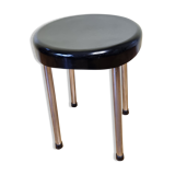 Tabouret en bakélite noir, années 50-60