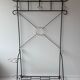 Wrought iron coat rack