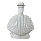 Italian "shell" lamp in cracked ceramic from the 70s and 80s
