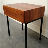 Bedside table in rosewood 1950s