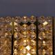 Rhinestone sconces "Bead bag"