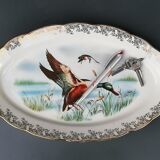 Plat ancien en porcelaine de Limoges