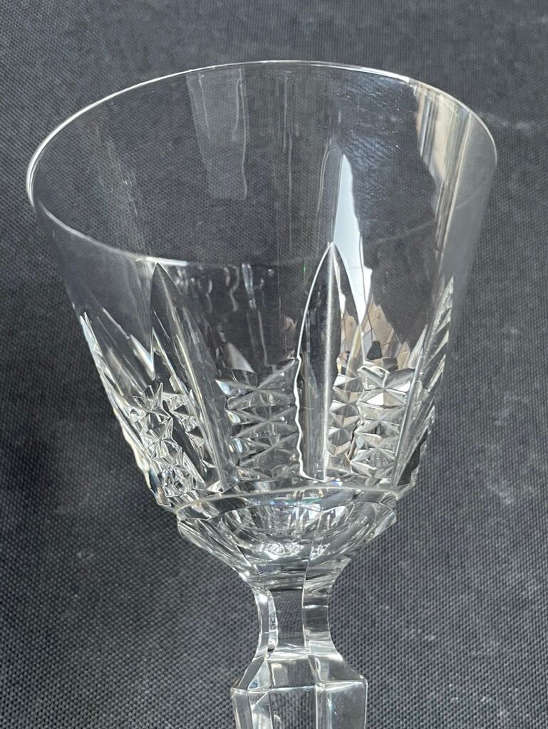 6 port glasses stamped Baccarat - Service Austerlitz