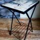 Table d'appoint en métal années 50