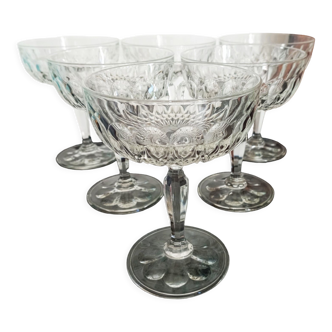 Old champagne glasses