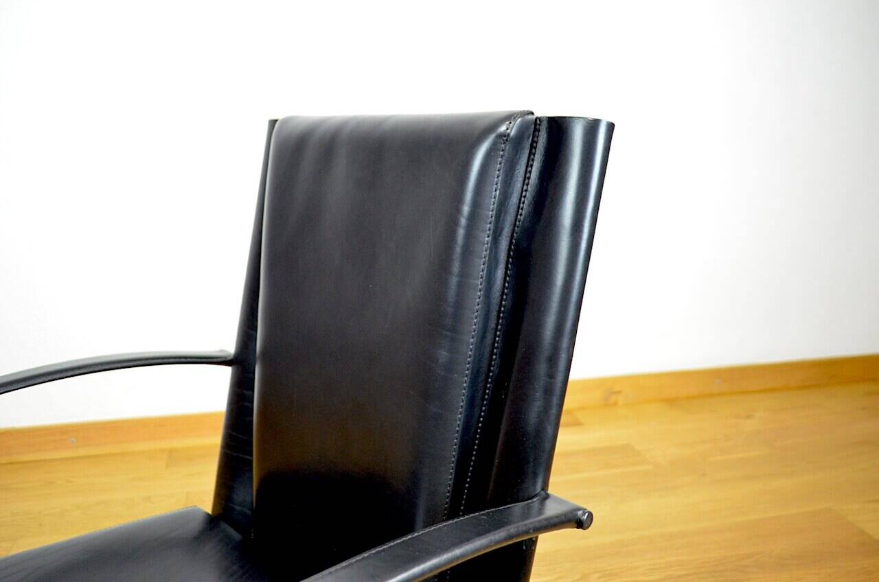 Leather Office Chair by Matteo Grassi, Italy