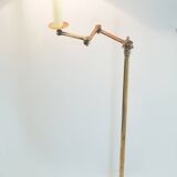 Telescopic bronze floor lamp
