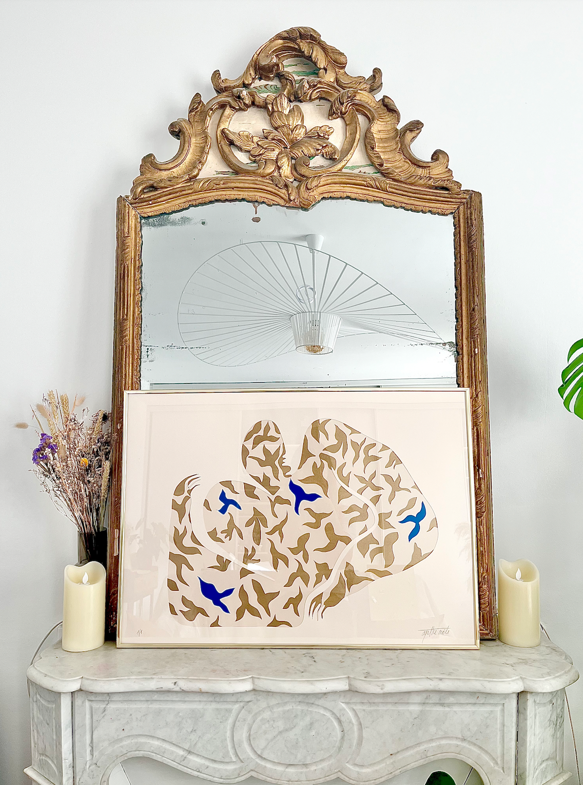 "Le parfum de l'été", 2023, format 50 x 70 cm, unique copy by Atelier Agapé