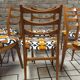 Set of 6 vintage Scandinavian chairs Bähre Mignon furniture 1960