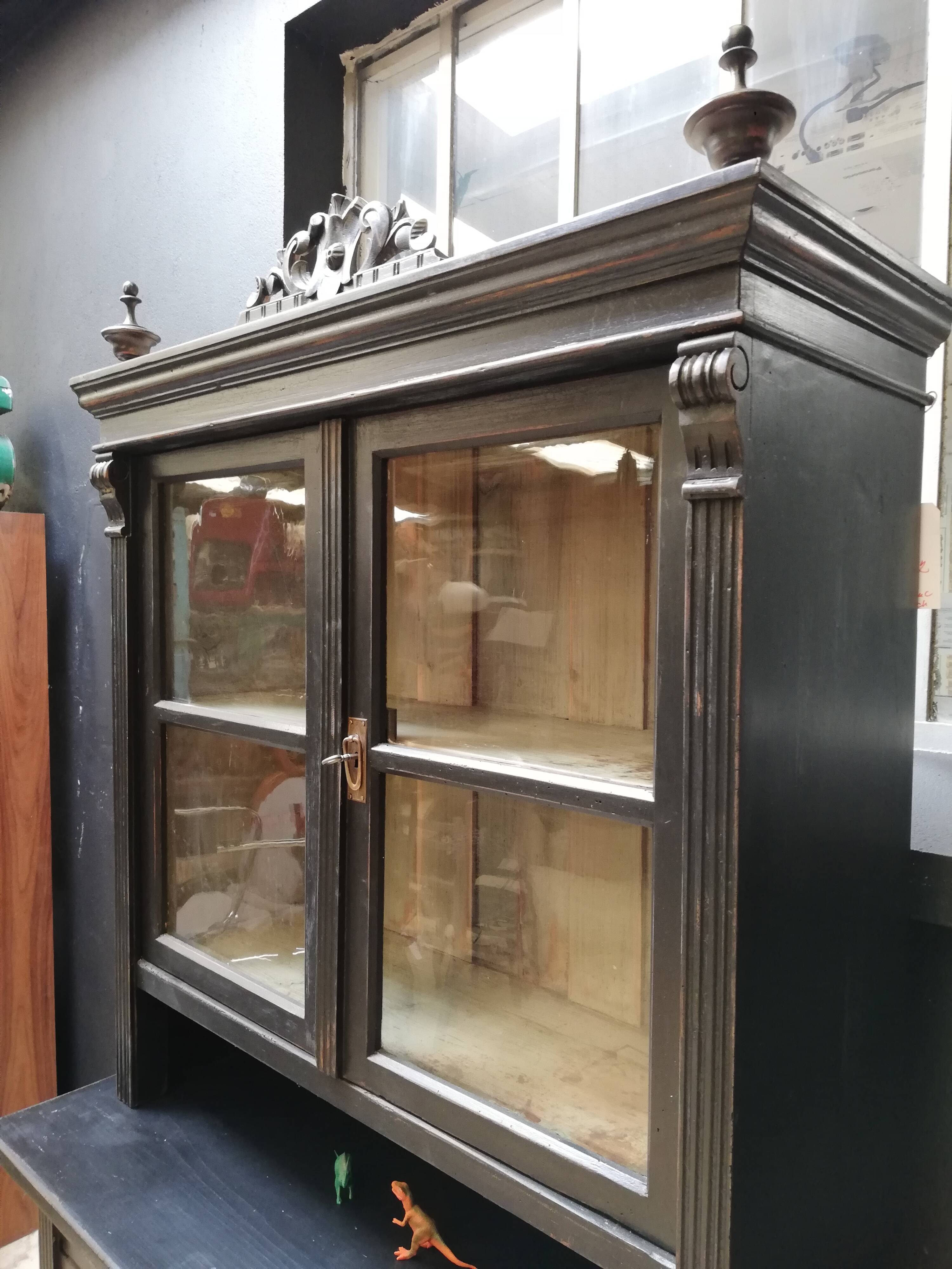 Parisian glazed buffet 2 bodies, vintage, art deco