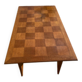 Vintage wooden table with extension