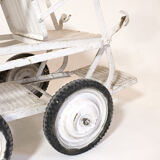 Retro modular double stroller.