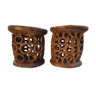 Pair of Bamileke stools from Cameroon