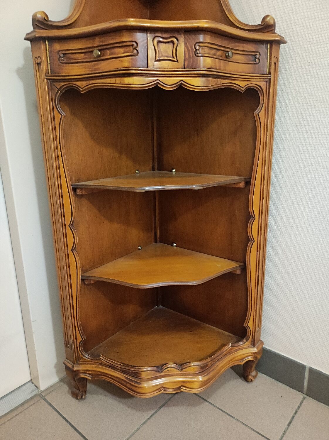 Antique corner cabinet