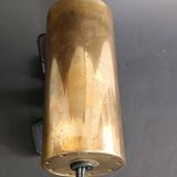 Parscot 1960s gold metal tube clamp lamp