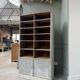 Patinated workshop furniture with compartments (renovated)