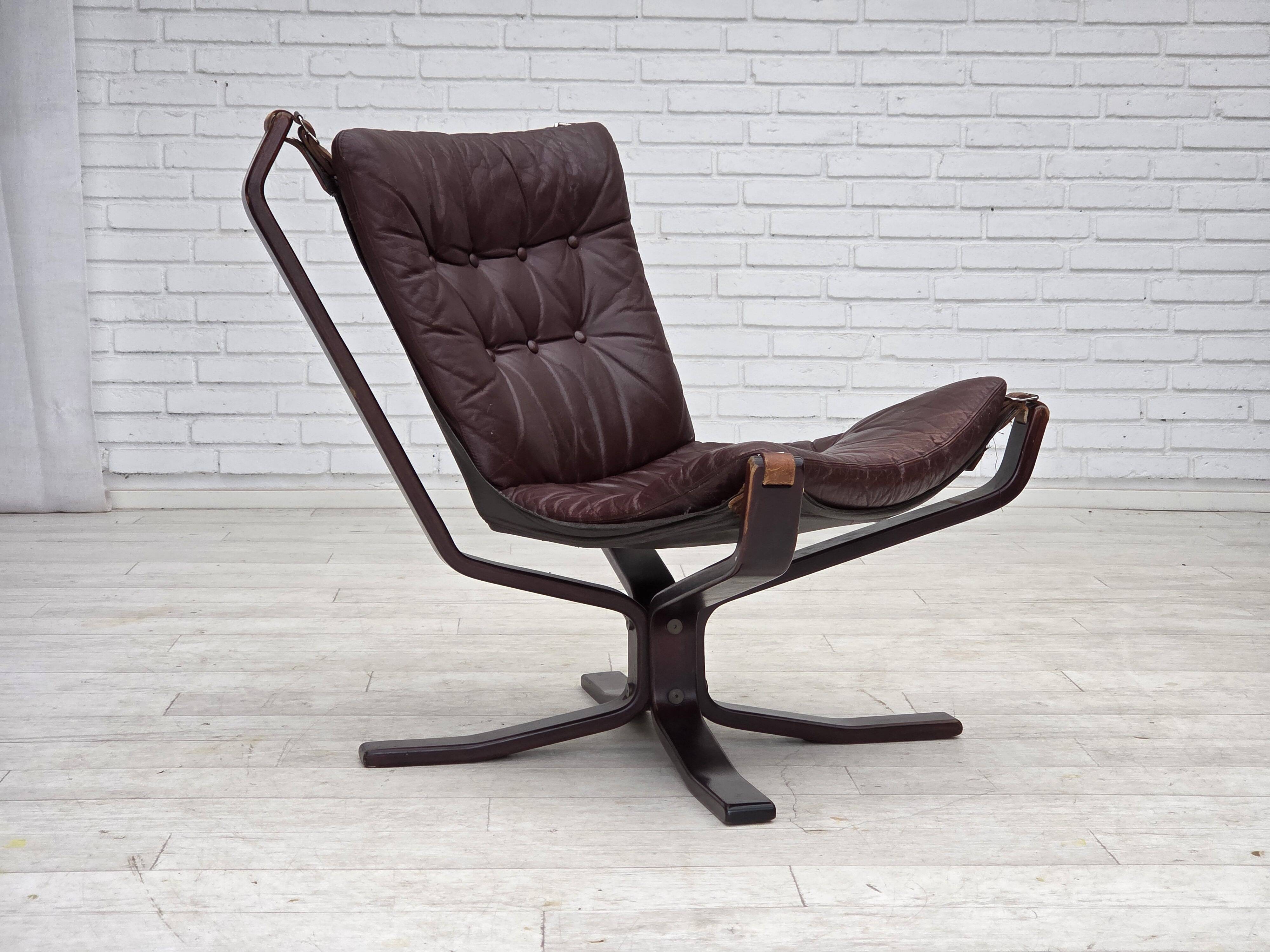 1970s, Norwegian design by Sigurd Ressel, lounge chair, model "Falcon".