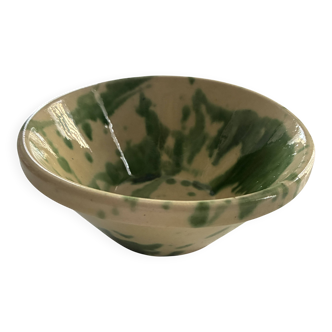 Coupelle terre cuite émaillée tachetée