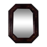 Octagonal mirror floral pattern