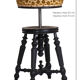 Adjustable seated piano stool Napoleon 3