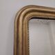 Large antique Louis Philippe gilded mirror