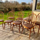 Ensemble de 8 chaises bistrot Baumann
