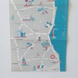 Carte routière touristique de l'Italie