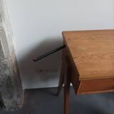 Bureau meuble d'appoint pied compas 50/60s