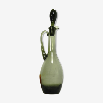 Green carafe with glass cap