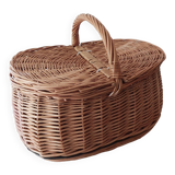 Wicker basket lid