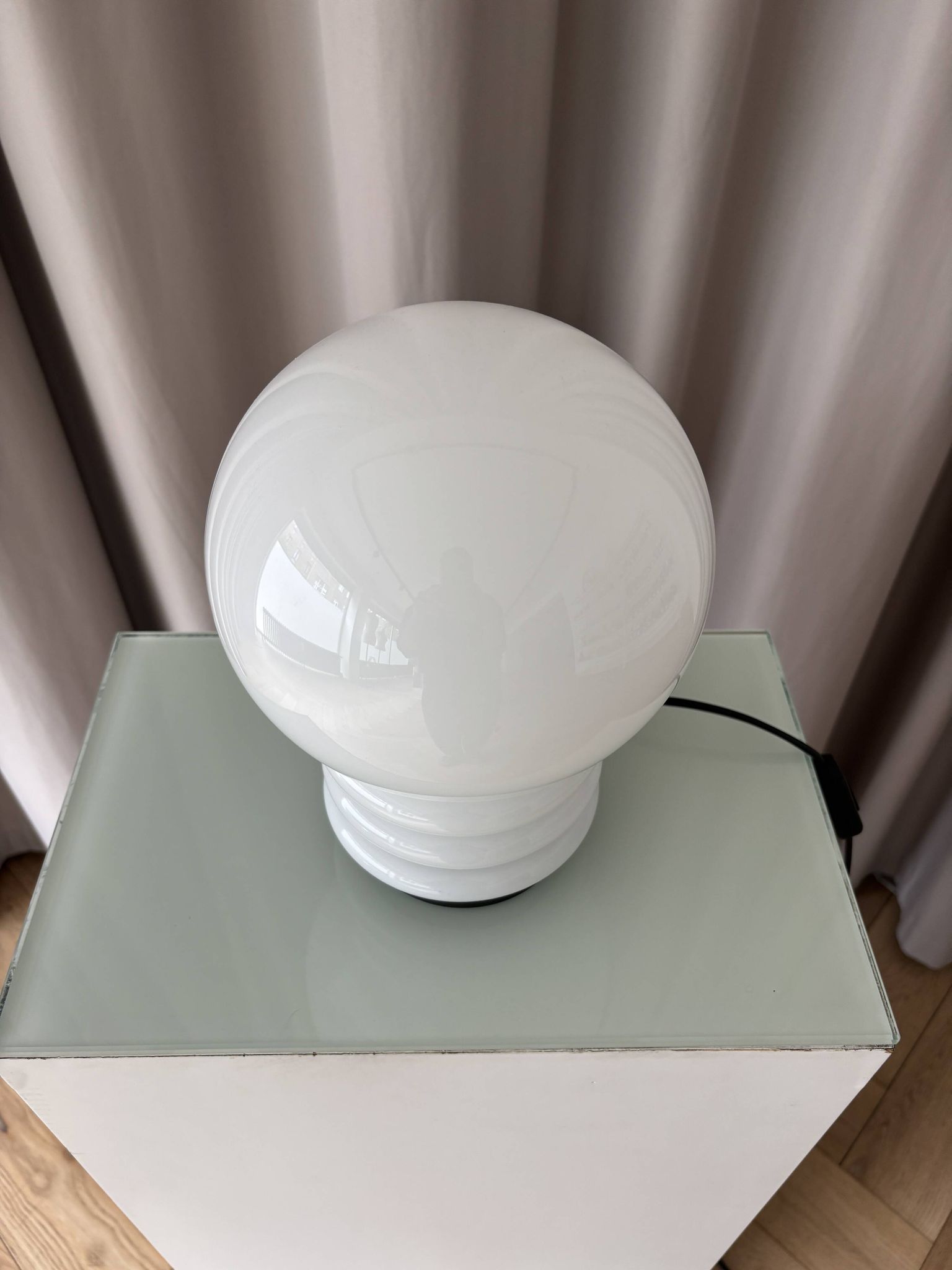 Space Age vintage lamp – Glashütte Limburg, Germany, 1970s
