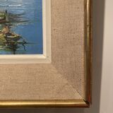 Old painting, Marine, signed, 60s/70s