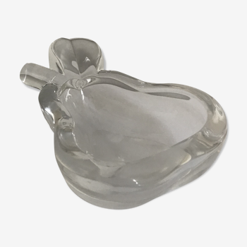 Cendrier cristal poire