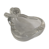 Pear crystal ashtray