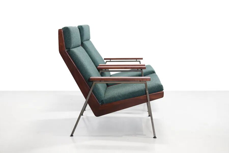 set of 2 Teak Rob Parry Lotus armchairs for Gelderland, 1960s