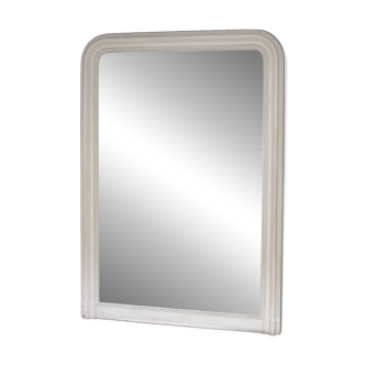Beau et grand miroir de cheminée fin XIXeme avec sa belle glace au mercure.