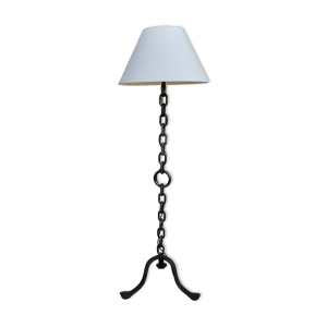 lampadaire chaine, brutaliste,