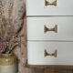 Commode vintage pieds compas renove