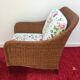 Rattan armchair