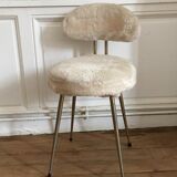 Vintage moumoute chair