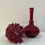 Carafe / Deep red Empoli vase