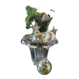 Vase en cristal "fleur" ancien