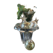 Vase en cristal "fleur" ancien